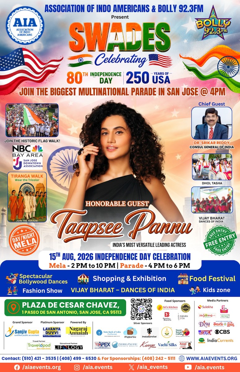 AIA SWADES 2026 India’s 80th Independence Day - California