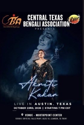 Akriti Kakar & Band Live in Austin - 2026 - Texas