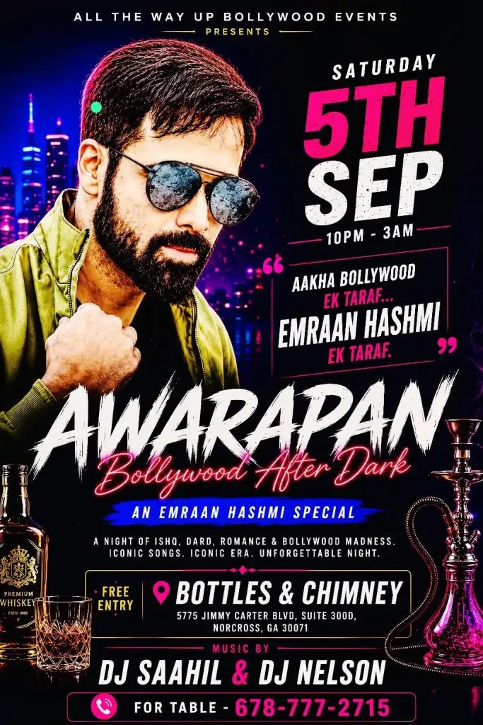 Awarapan: Bollywood Night - Emraan Hashmi Special - Georgia