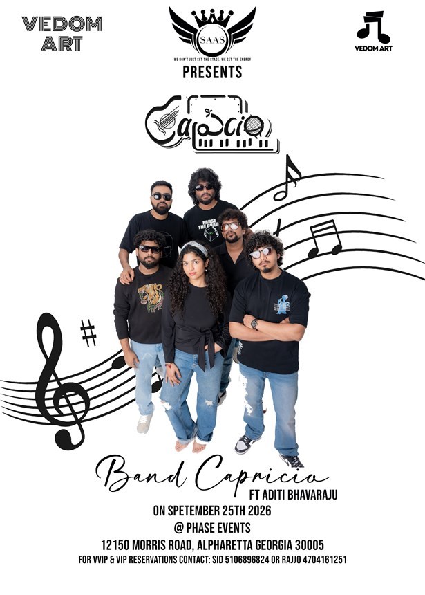Band Capricio Rise Tour 2026 - Live In Atlanta - Georgia