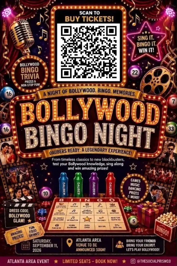 Bollywood Bingo Night - Georgia