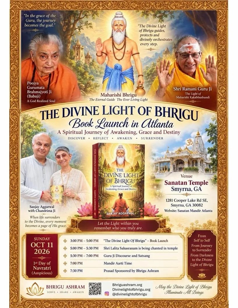 Book Launch- The Divine Light of Bhrigu - Georgia