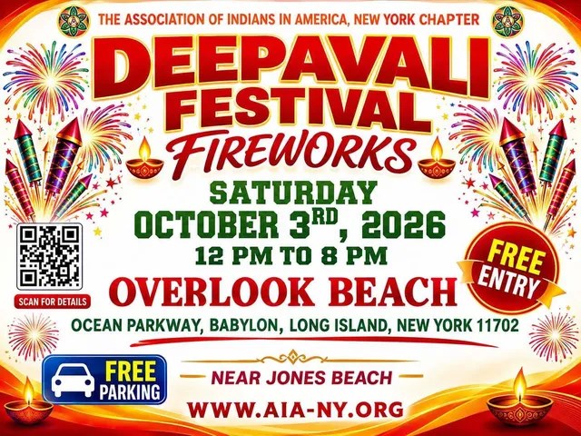 Deepavali Festival Fireworks in NY - New York