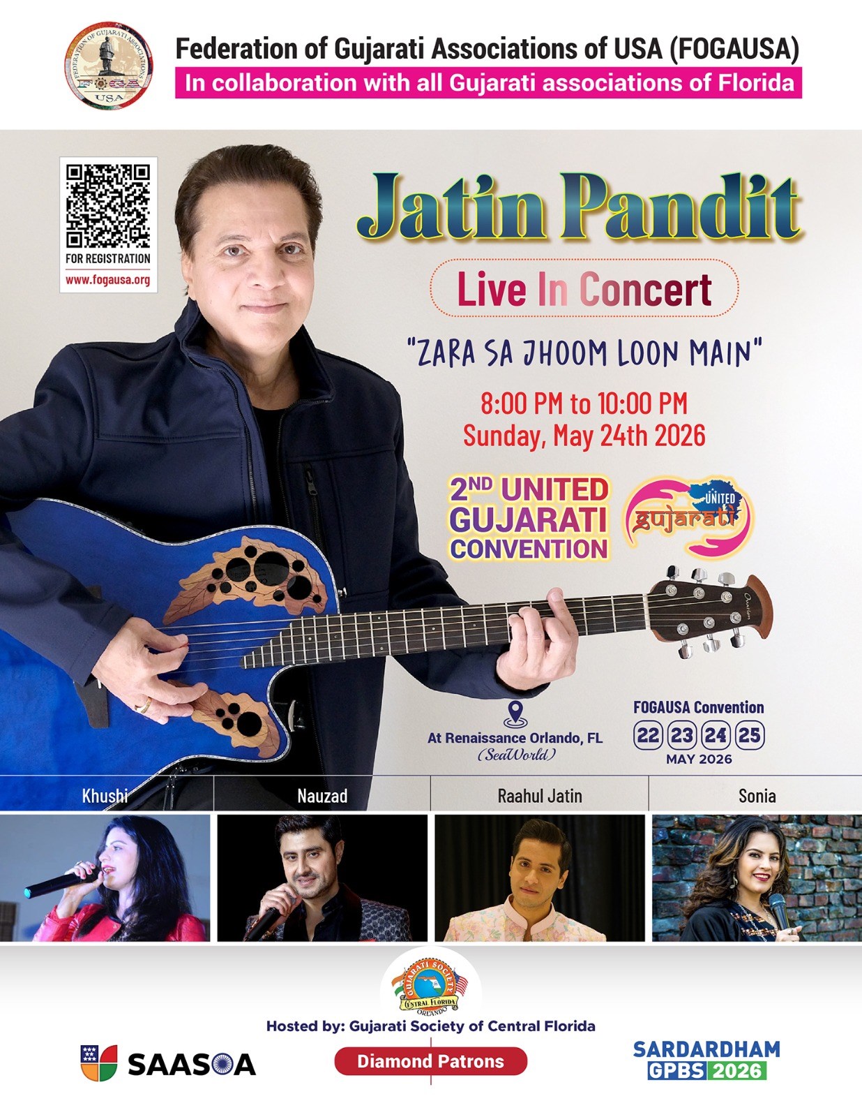 FOGAUSA presents Jatin Pandit Live in Orlando, Florida - Florida