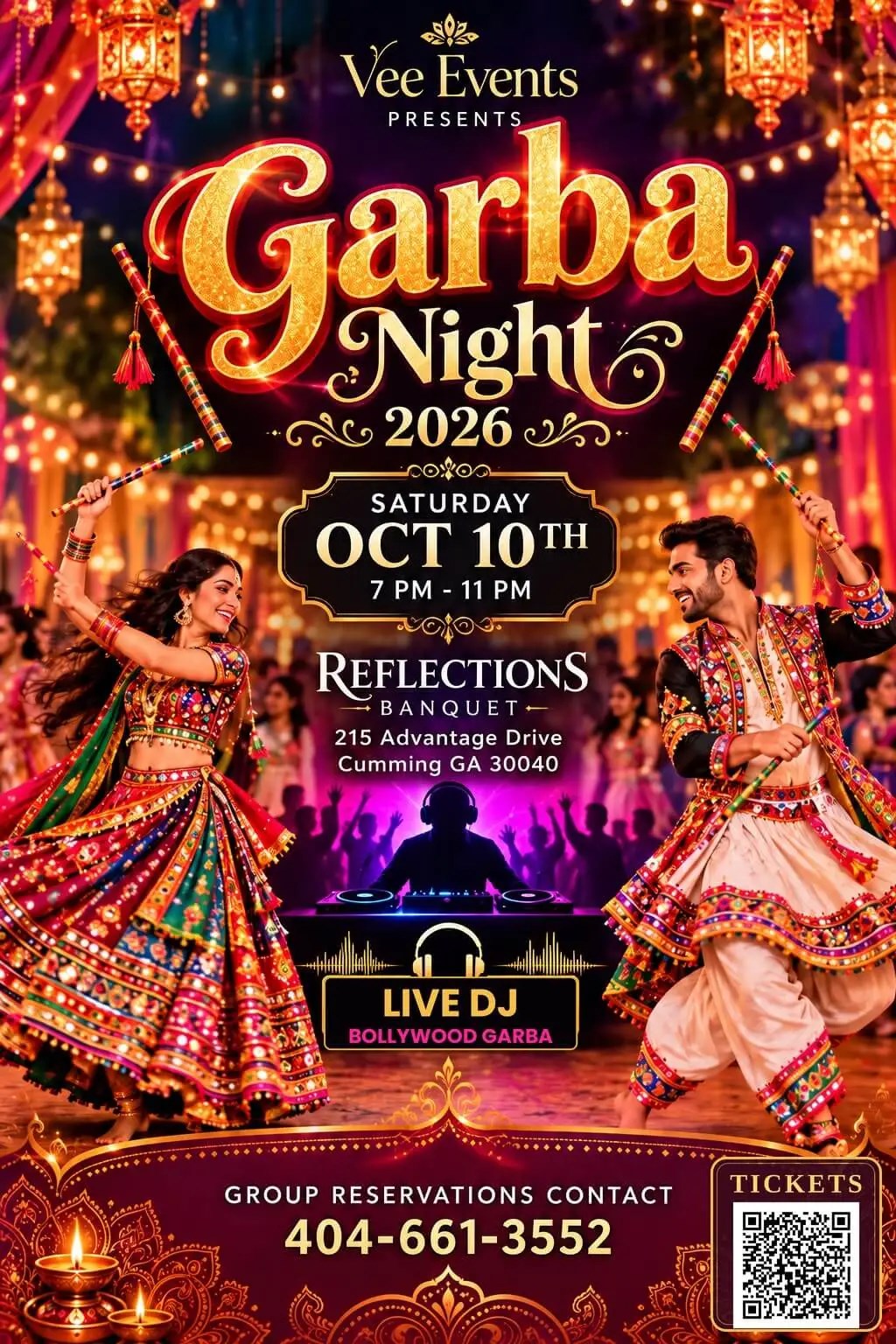 Garba Night 2026 presented by Vee Events - Georgia