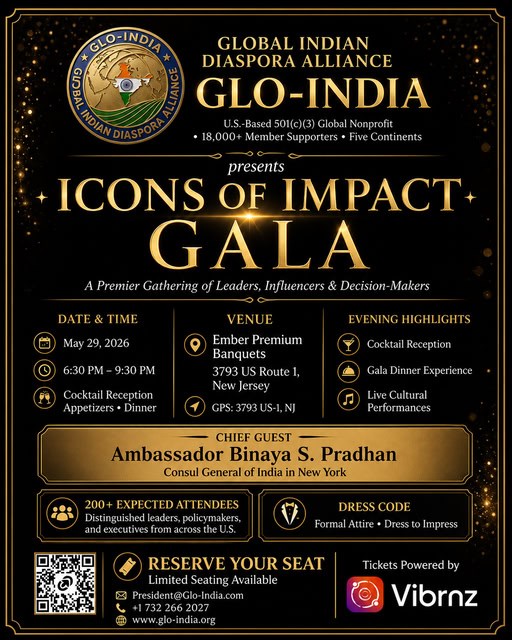 GLO-INDIA Icons of Impact Gala - New Jersey - New Jersey