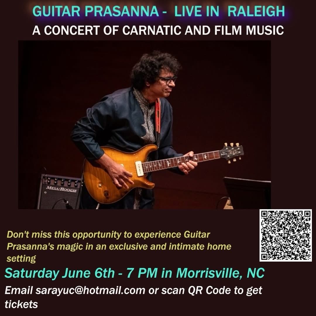 Guitar Prasanna - Concert Of Carnatic And Film Music Live in Raleigh - North Carolina