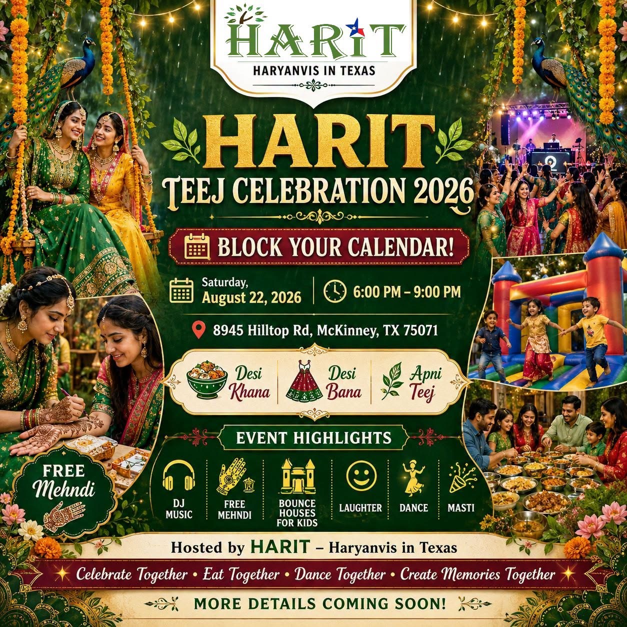 HARIT Teej Celebration - Texas
