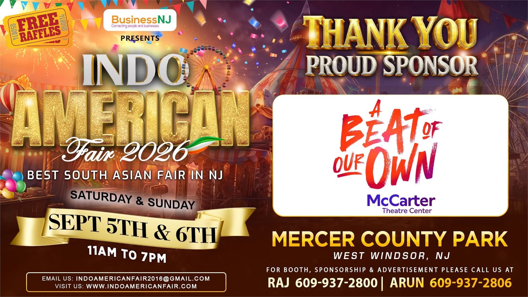 Indo American Fair 2026 - New Jersey