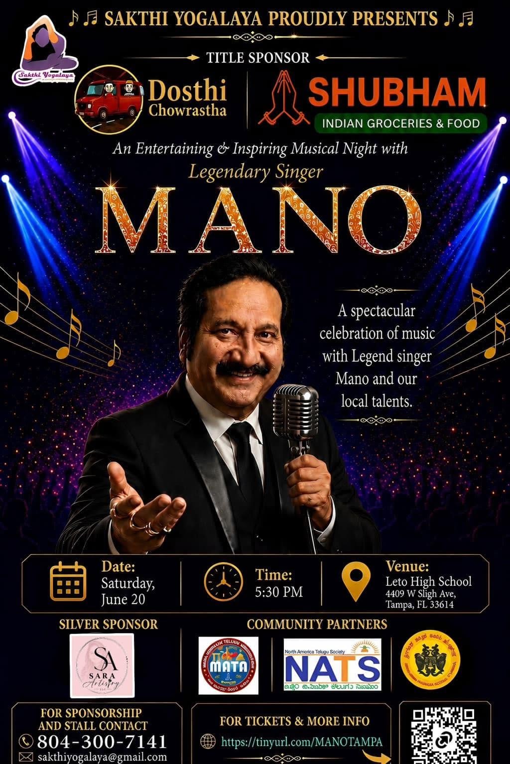 Legendery Singer Mano Live in Tampa FL - Florida