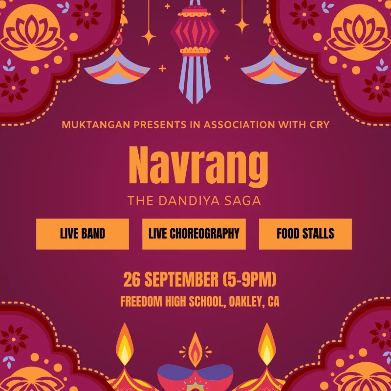 Navrang – A Dandiya Saga 2026 - California