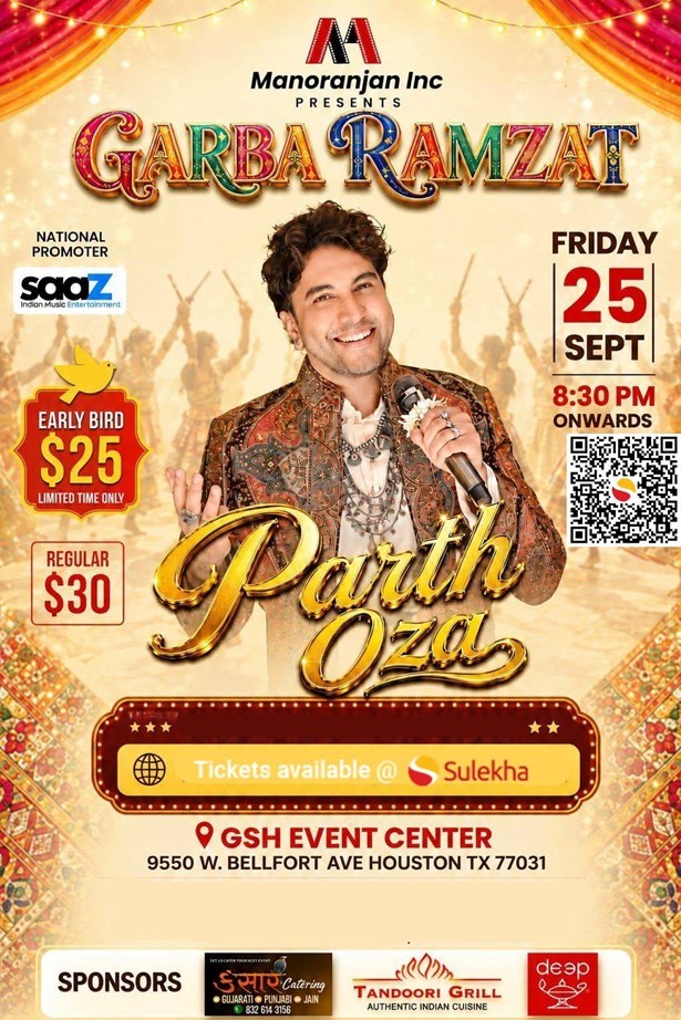 Parth Oza Garba Ramzat in Houston - Texas