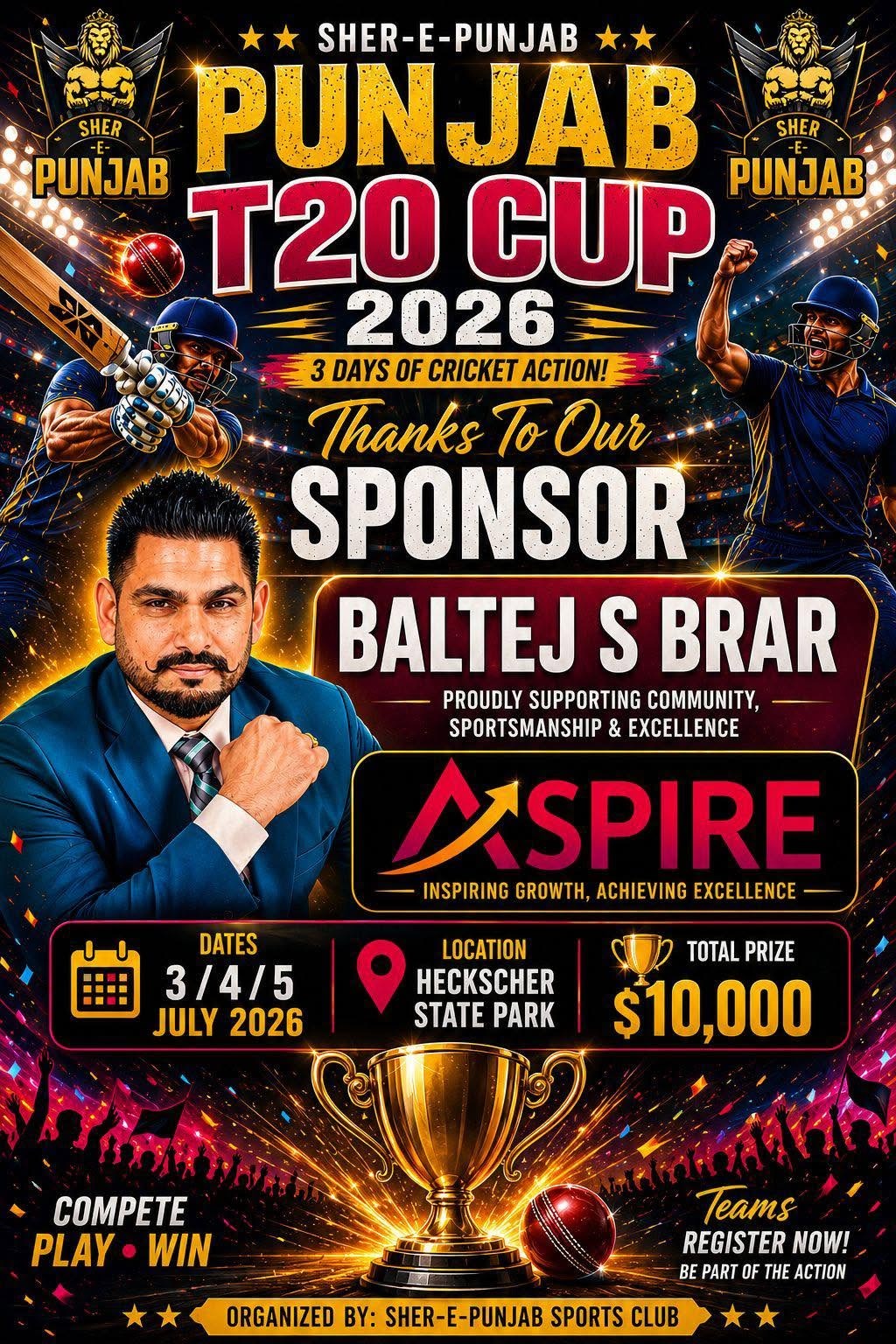 Punjab T20 Cup 2026 - New York