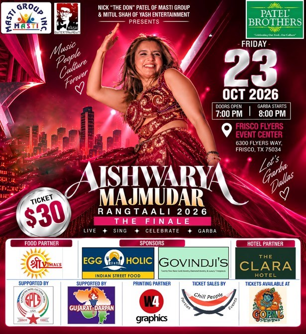 Rangtaali - Aishwarya Majmudar the Finale Live In Dallas 2026 - Texas