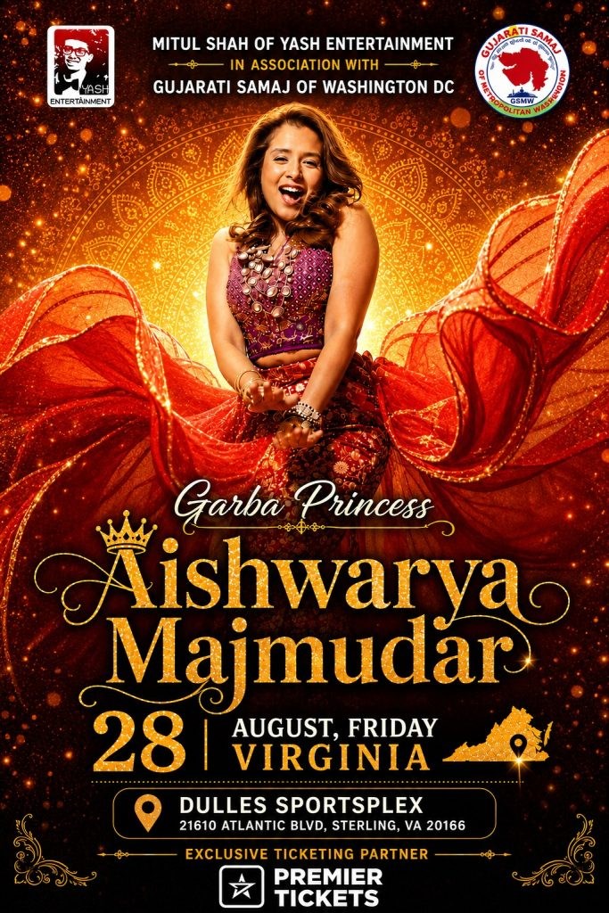 Rangtali 2026- Garba Dandiya With Aishwarya Majmudar in Virginia - Virginia
