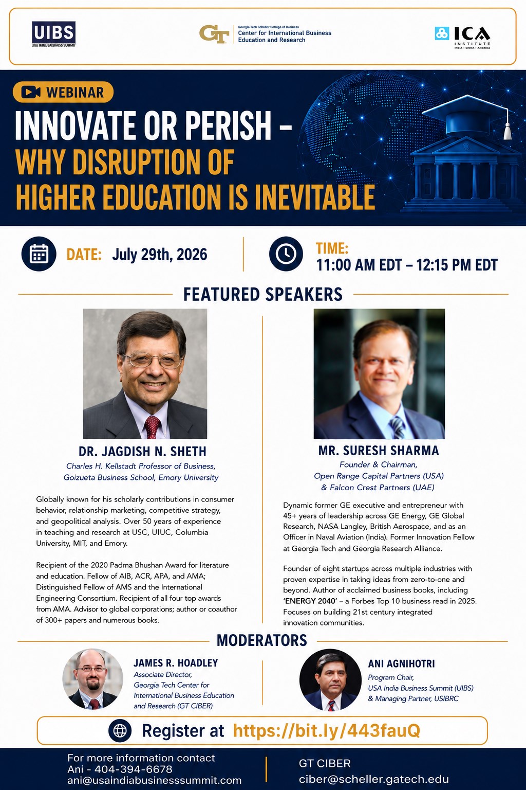 UIBS Webinar - Innovate or Perish - Georgia