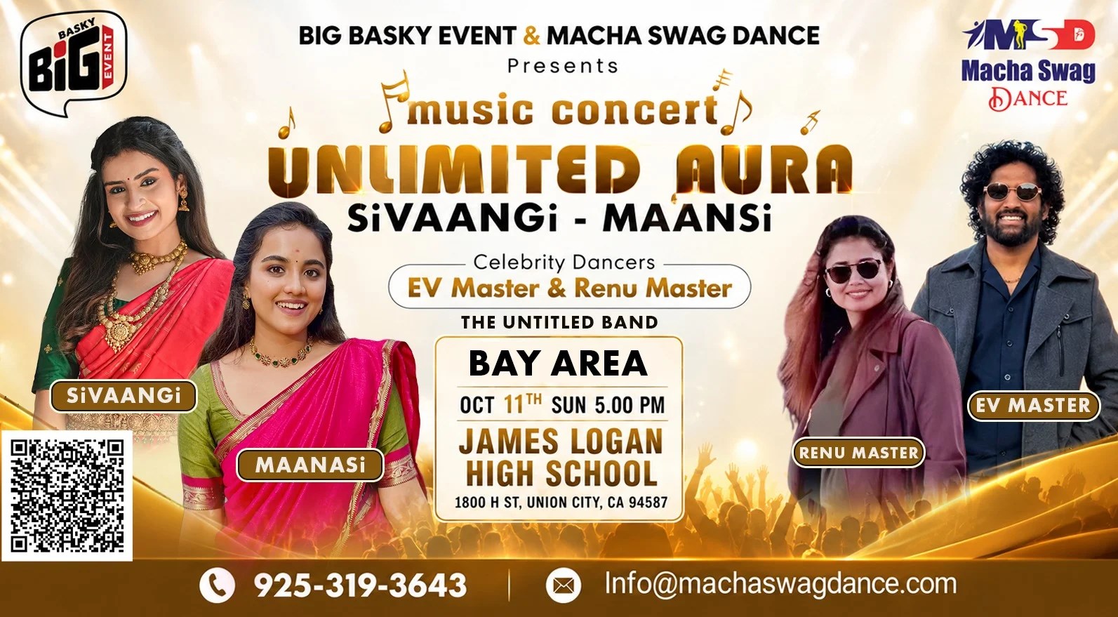 Unlimited Aura - Sivaangi Maanasi Live - Bay Area - California
